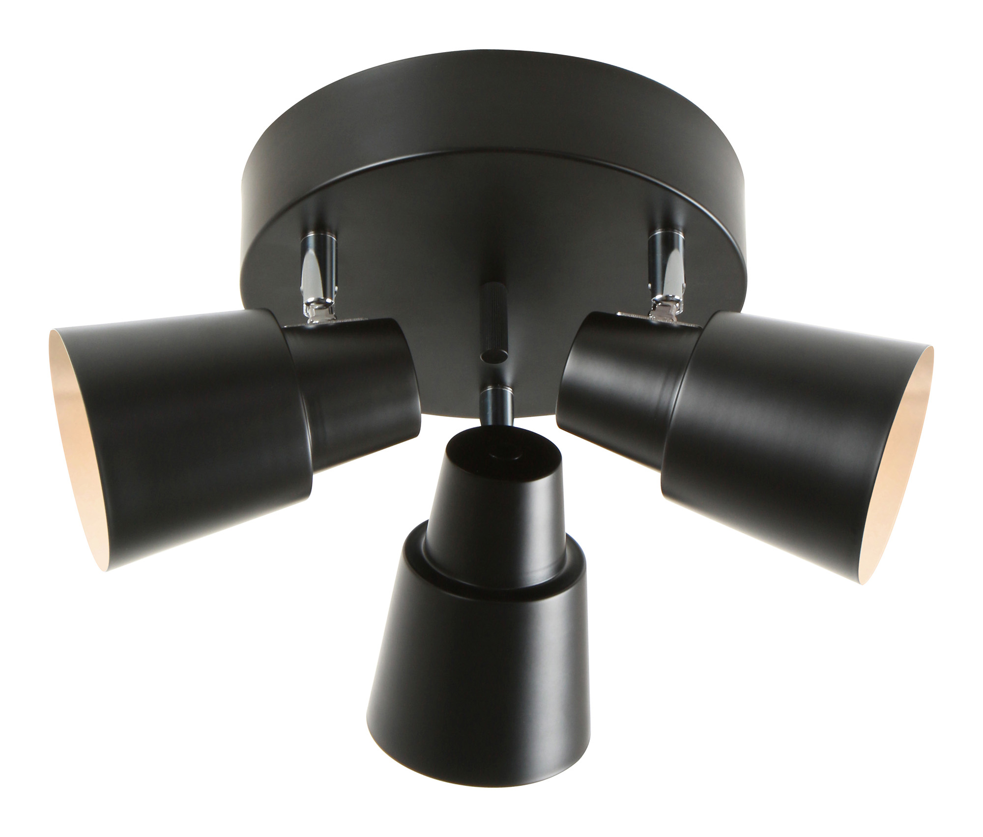 Ceiling lamp FocusLight Milo 3-light black